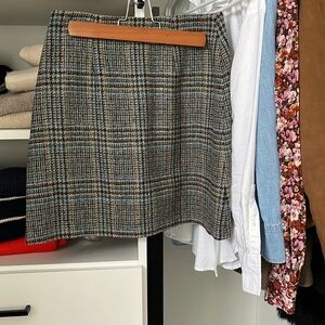 Powder Blue Tweed skirt